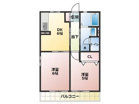 ハイムビーチⅠの間取り