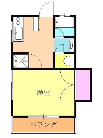 コーポ丸和の間取り