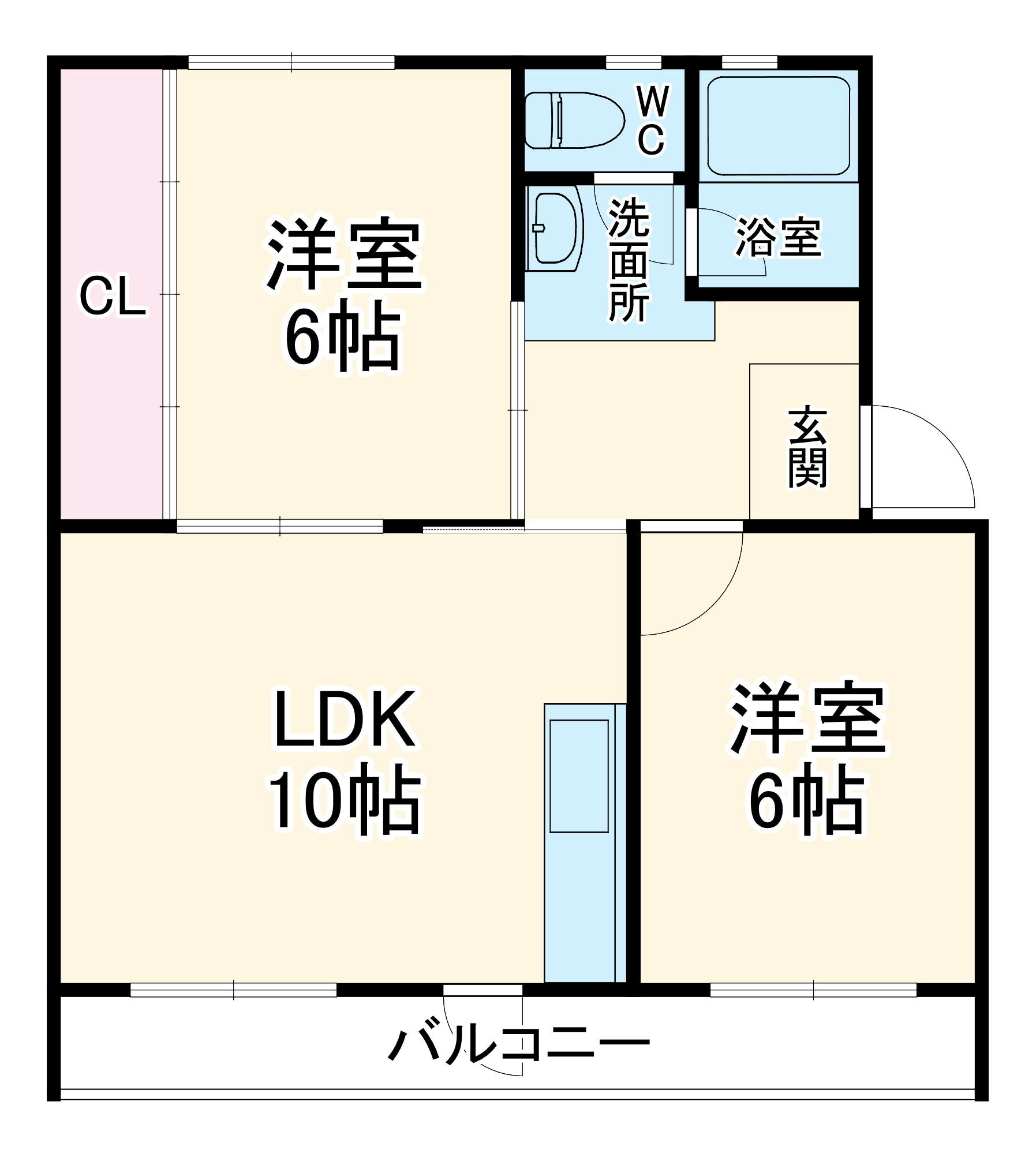 グリーンハイツの間取り