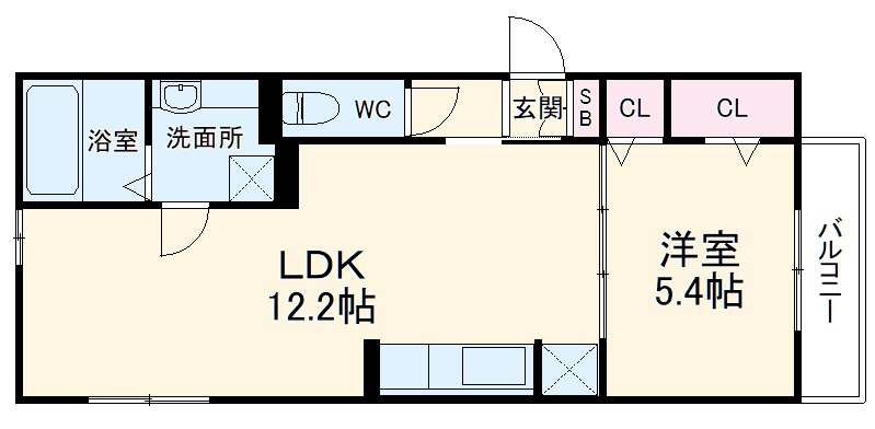 グレイス嵯峨の間取り
