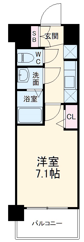 プレデコート西京極の間取り