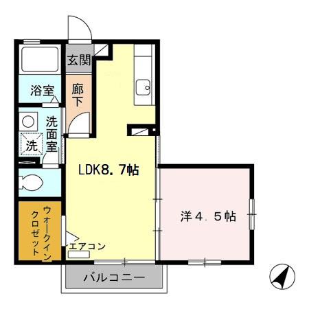 クレールの間取り