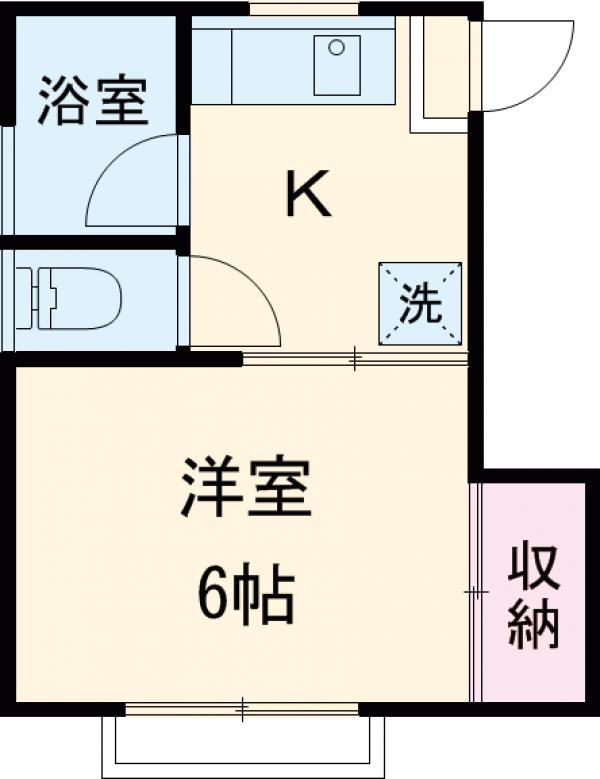 コーポ富士苑の間取り