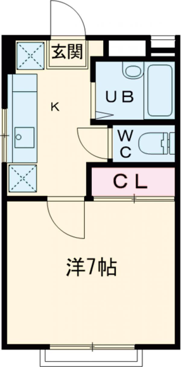 ユーハイツの間取り