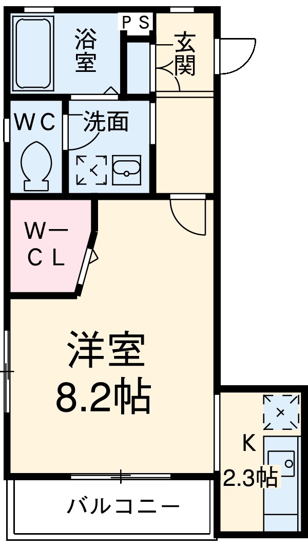 リラフォートの間取り