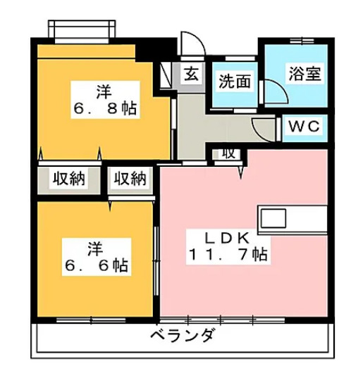 すずの杜の間取り