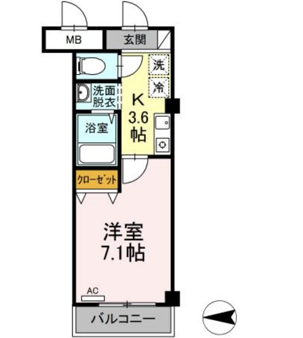 FELICE CITTAの間取り