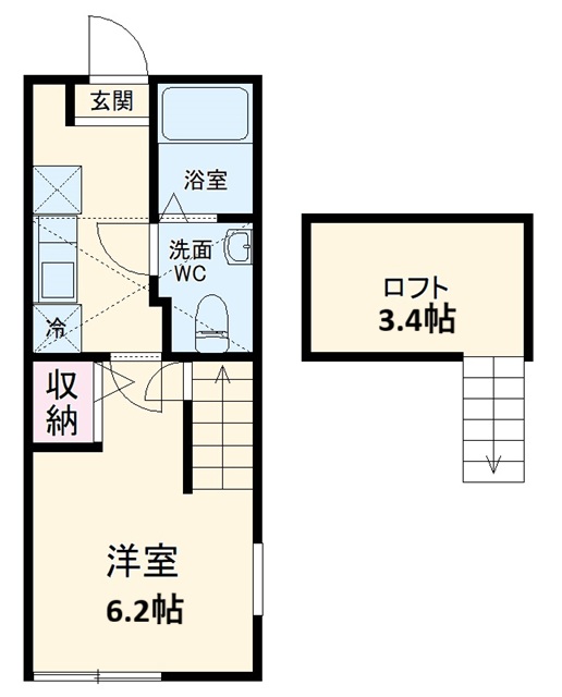 ステラハウスの間取り