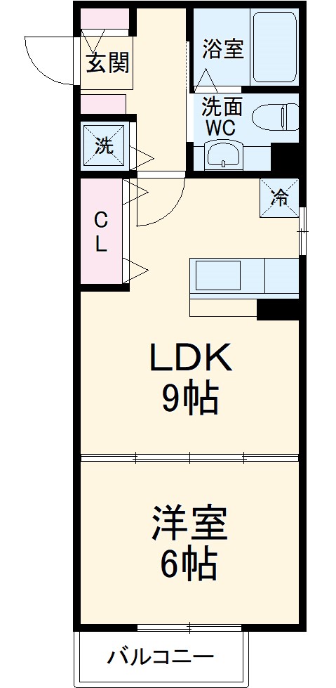 ソレアードⅡの間取り