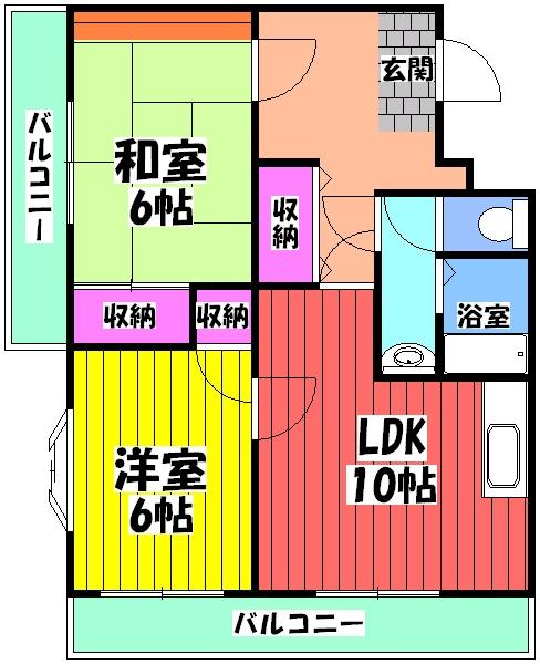 カサド・エムズの間取り