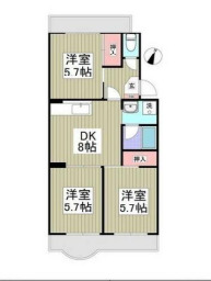 旭が丘カサヴェールの間取り