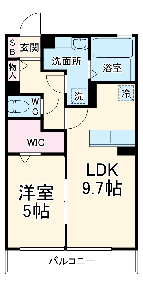 ブランドール宮崎台の間取り