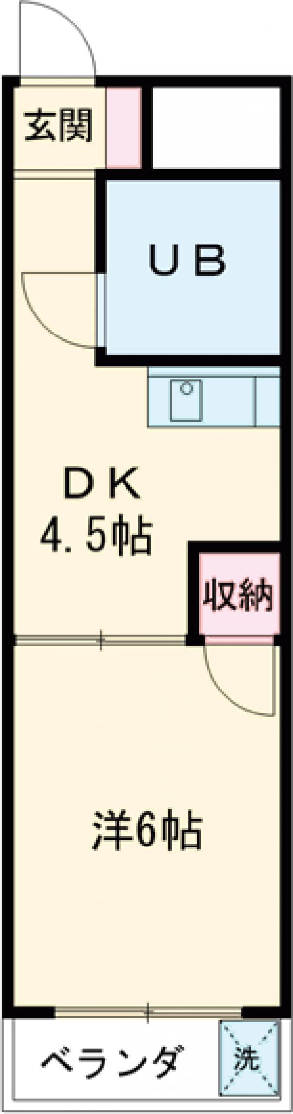 サンハイツ子安の間取り