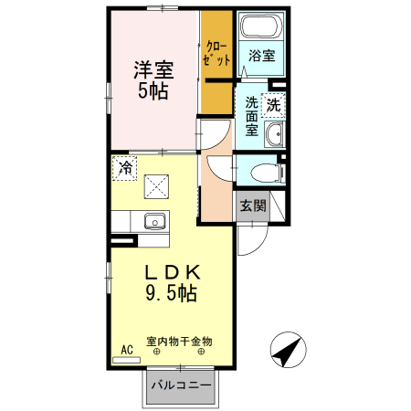 South Wind freaの間取り