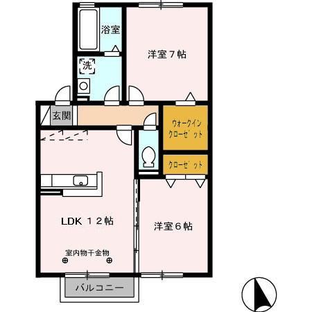 プランドールSTの間取り