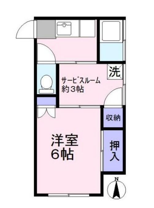 松中荘の間取り