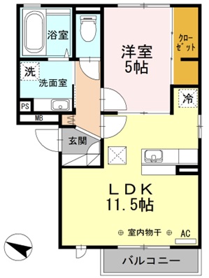 リディアの間取り