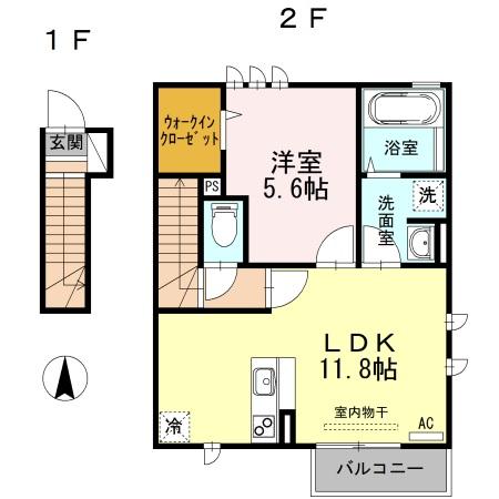 ラフィーネⅦの間取り