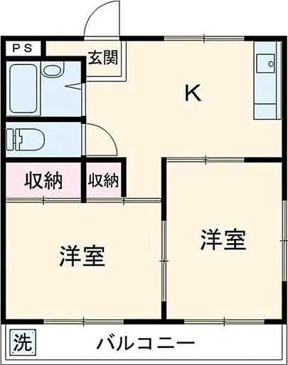 シティハイムサトウの間取り