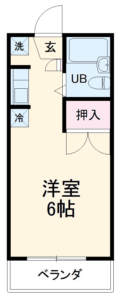 コーポふじねの間取り