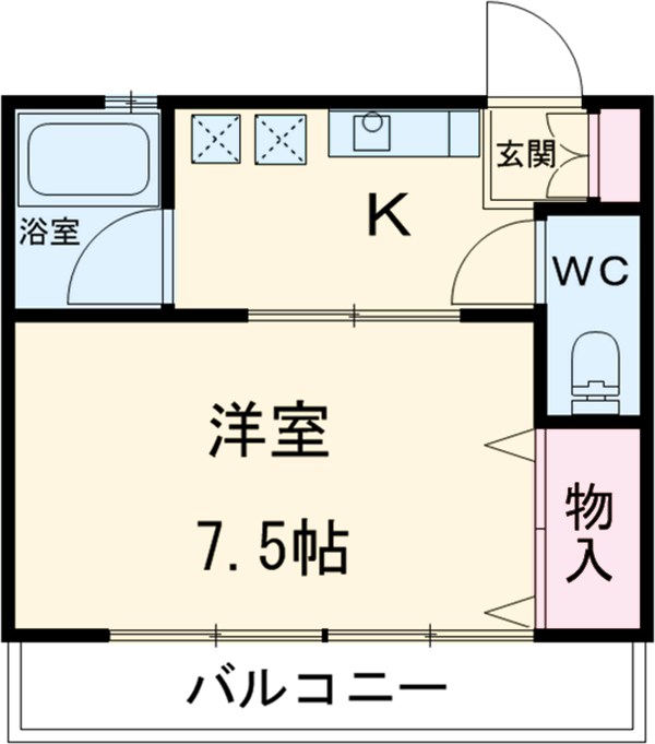 メイプルハイムⅡの間取り