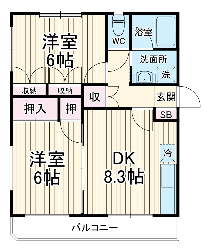 シャトレTAGUCHIの間取り