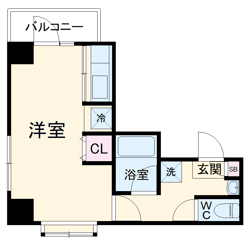 アメニティーコート相模大野の間取り
