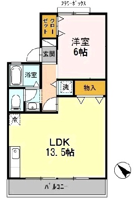 アネックス旭の間取り