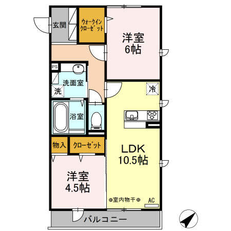 Sunny Houseの間取り