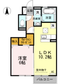 グランシャリオスッドの間取り