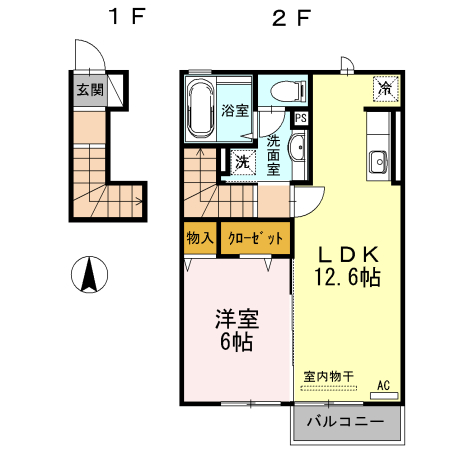 グランシャリオスッドの間取り