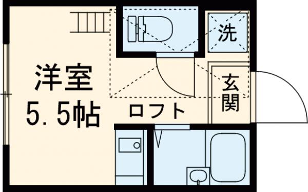 曙町の完工年月(2013年6月)築の賃貸アパートの間取り