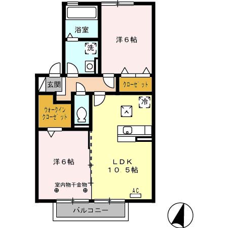 ラ・パールサードの間取り