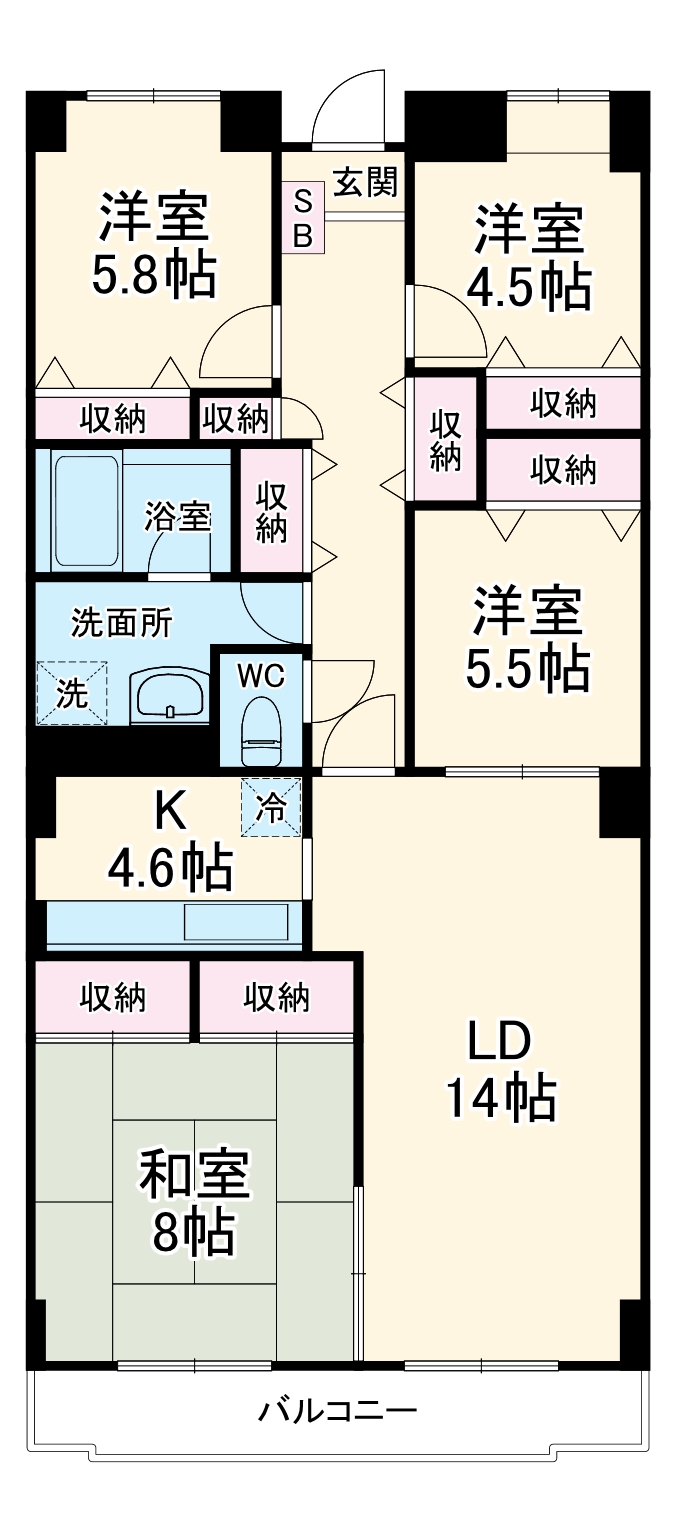 第五寿美家ビルの間取り