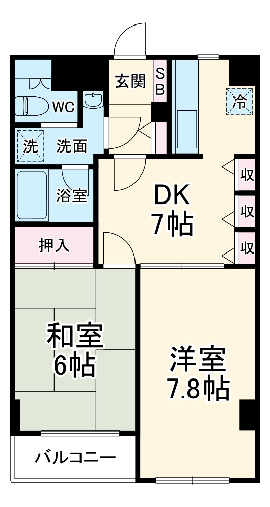 メゾーネジュンビッグの間取り