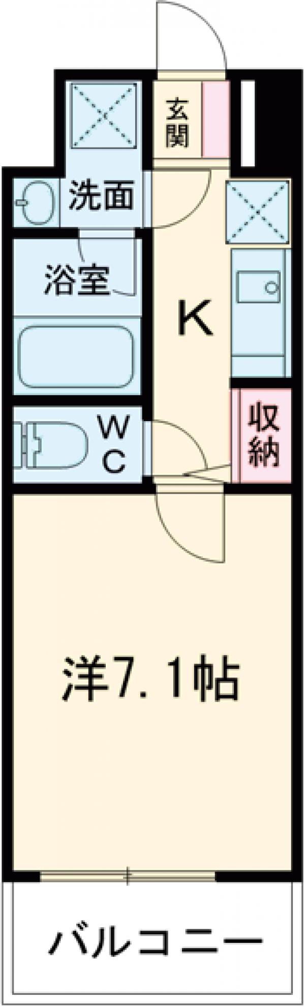 トレセリア横山の間取り