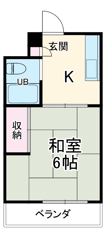 コーポ高津の間取り