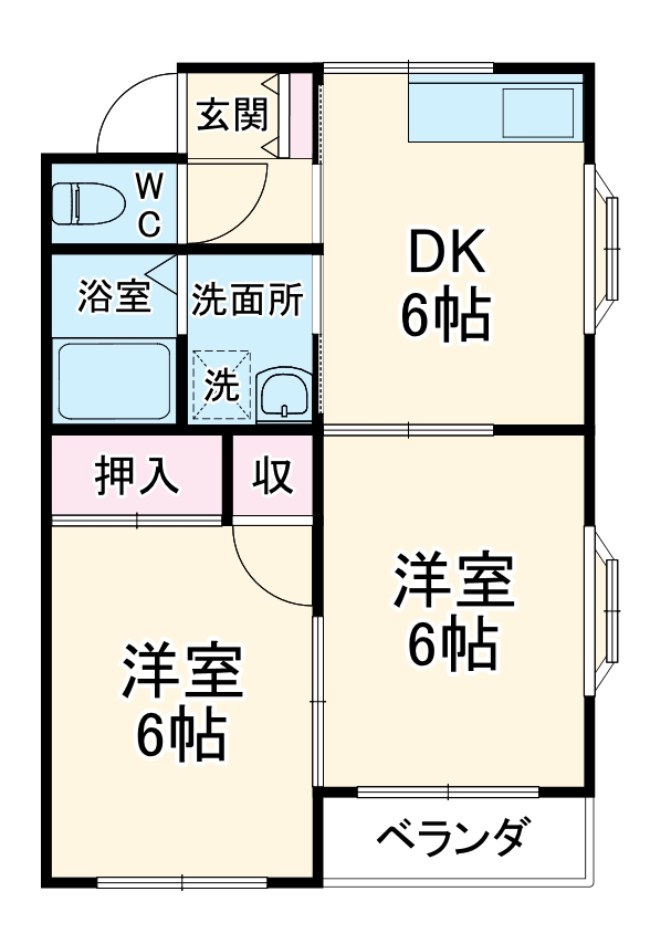タウンハイブリッヂの間取り