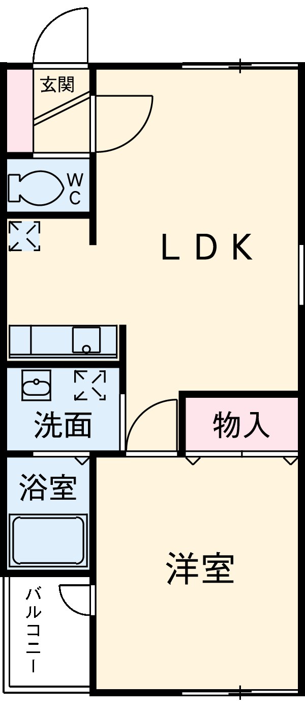 ザ・ガーデン国立大学通りの間取り