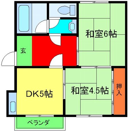 東陽マンションの間取り