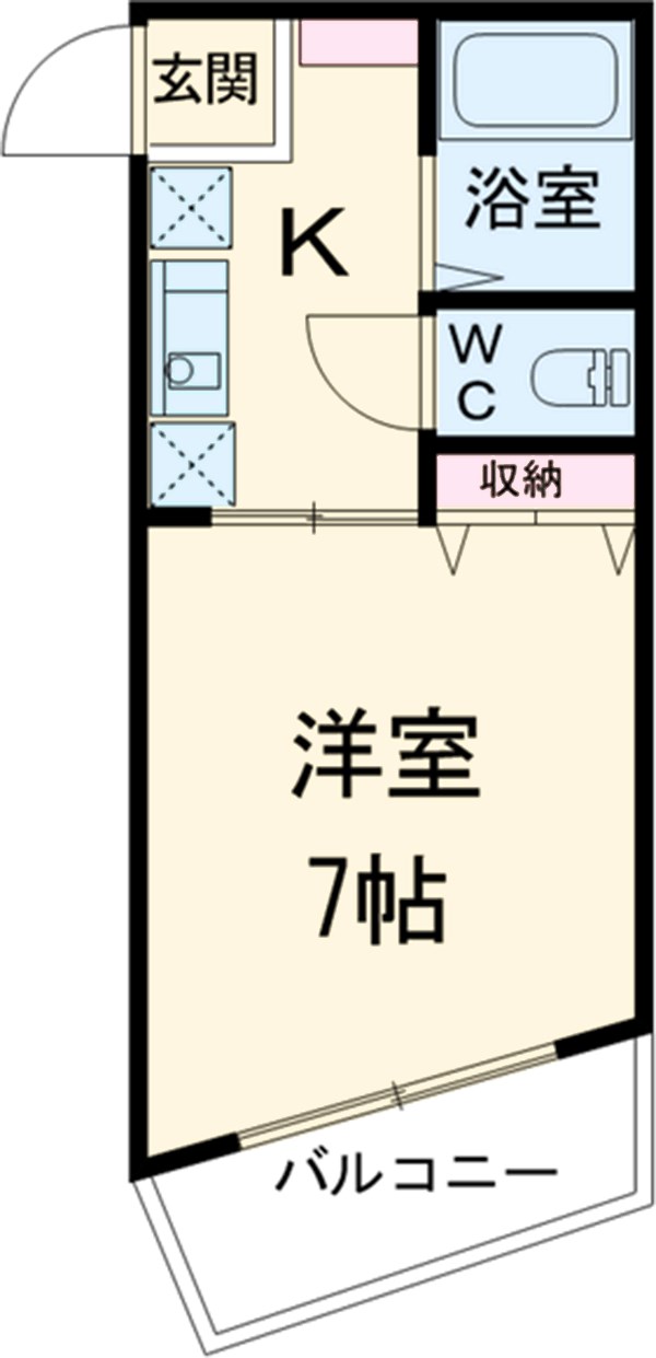 カーサクラウン谷保の間取り