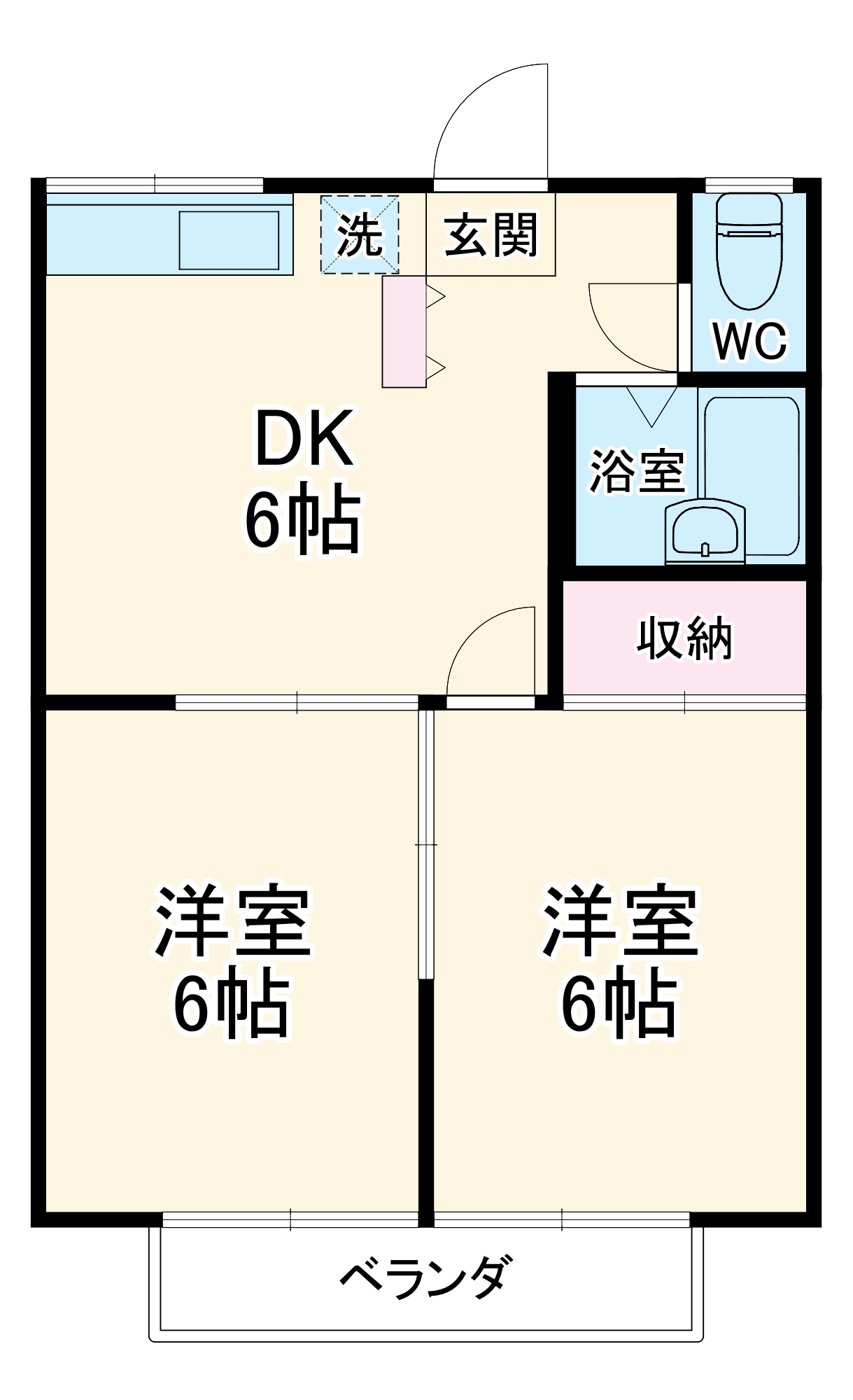 エステート三田の間取り