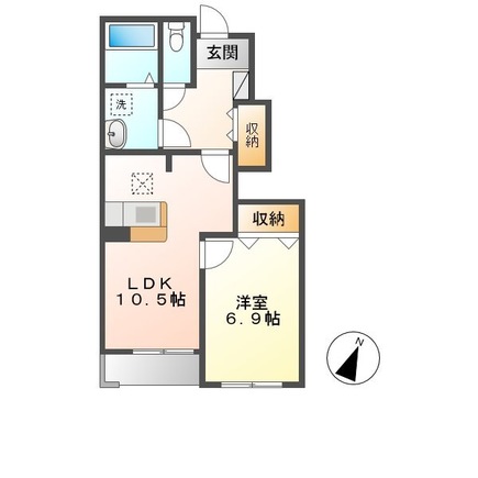 ハピネス長崎B棟の間取り