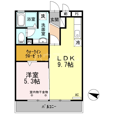 ファミール梅が岡の間取り