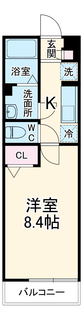 リブリ・Kバレルの間取り