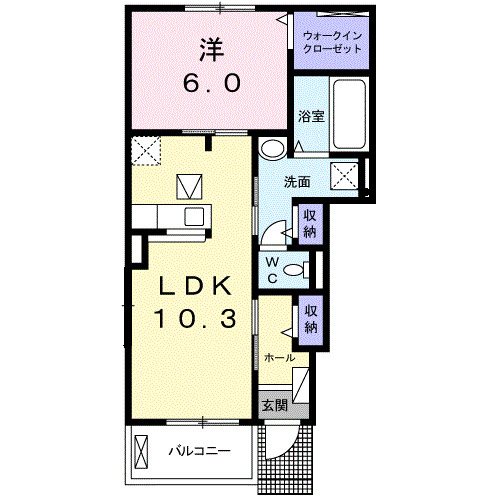 ベルフレールの間取り