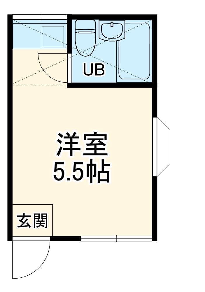 スペース210高津の間取り