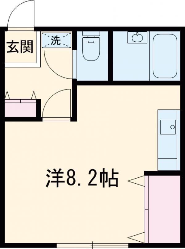 サンライズ西八の間取り