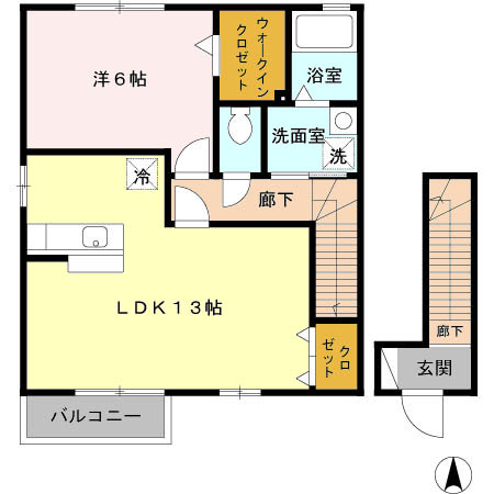 ジュネックス Aの間取り