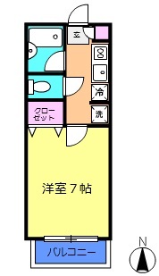 クリスタルローズ梶ヶ谷の間取り